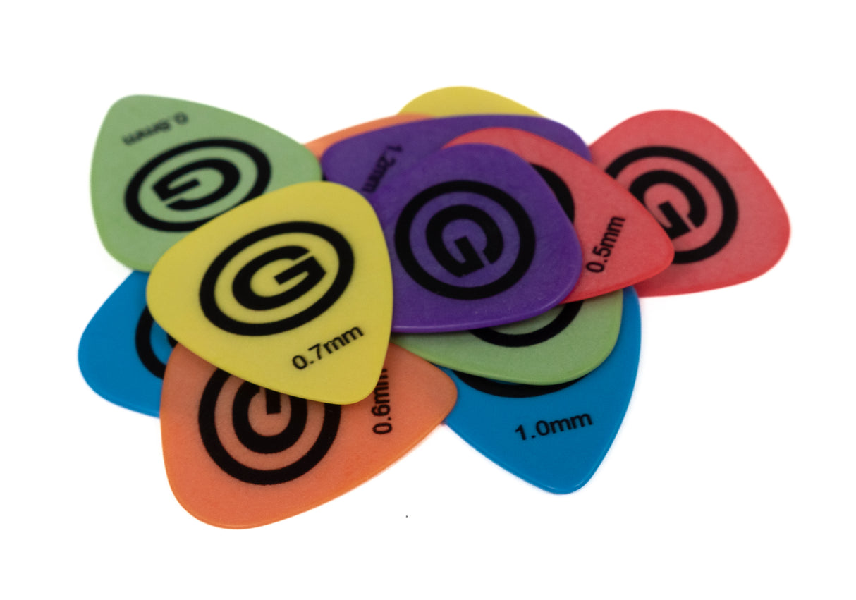 Grooveland Plektren 12 Stk. gemischt