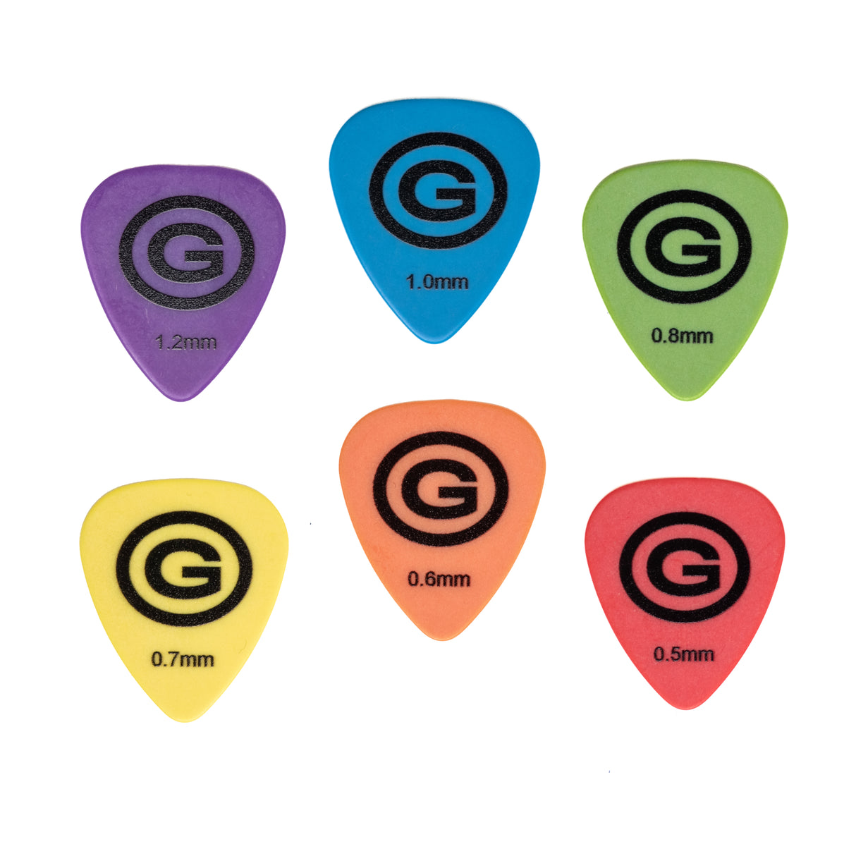 Grooveland Plektren 12 Stk. gemischt