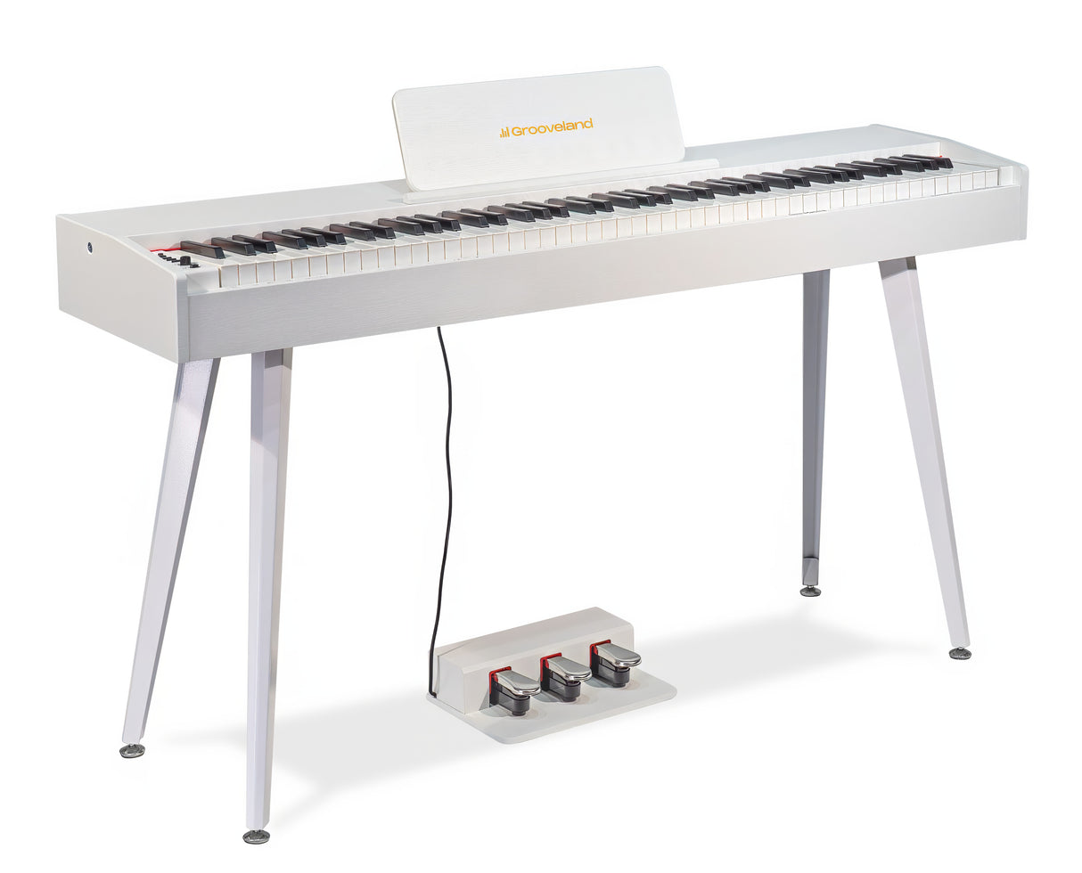 Grooveland DDP-140 El Klaver (Hvid) Bundle
