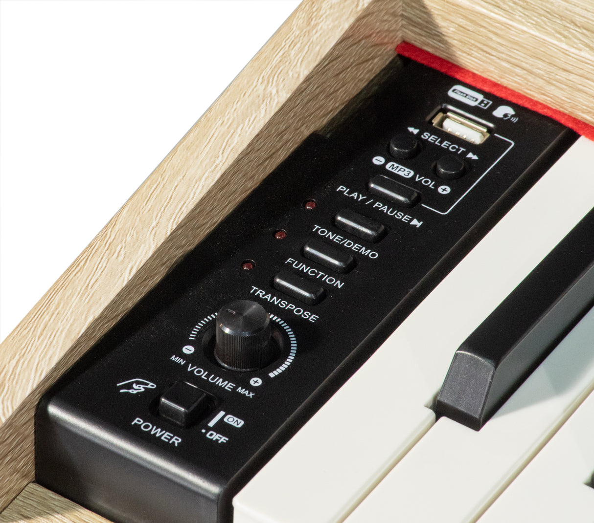 Grooveland DDP-140 E-Piano (Beige) Bundle