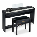 Grooveland P22 Komplettes Klavierpaket (Schwarz)