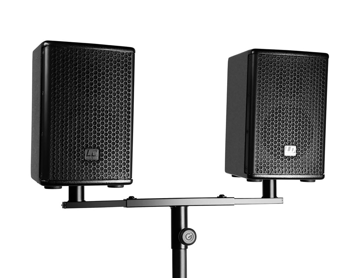 Adjustable T-Bar for speaker stands
