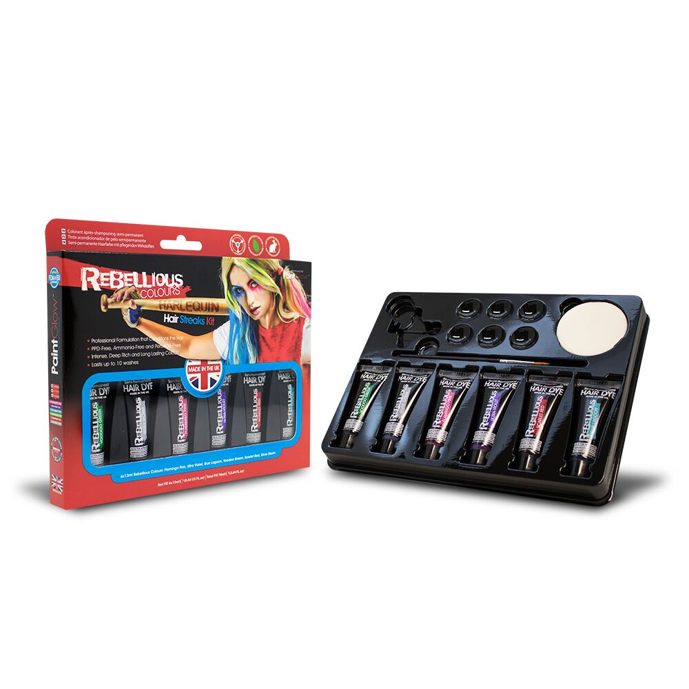 Harlequin semi-permanent haircolor-set