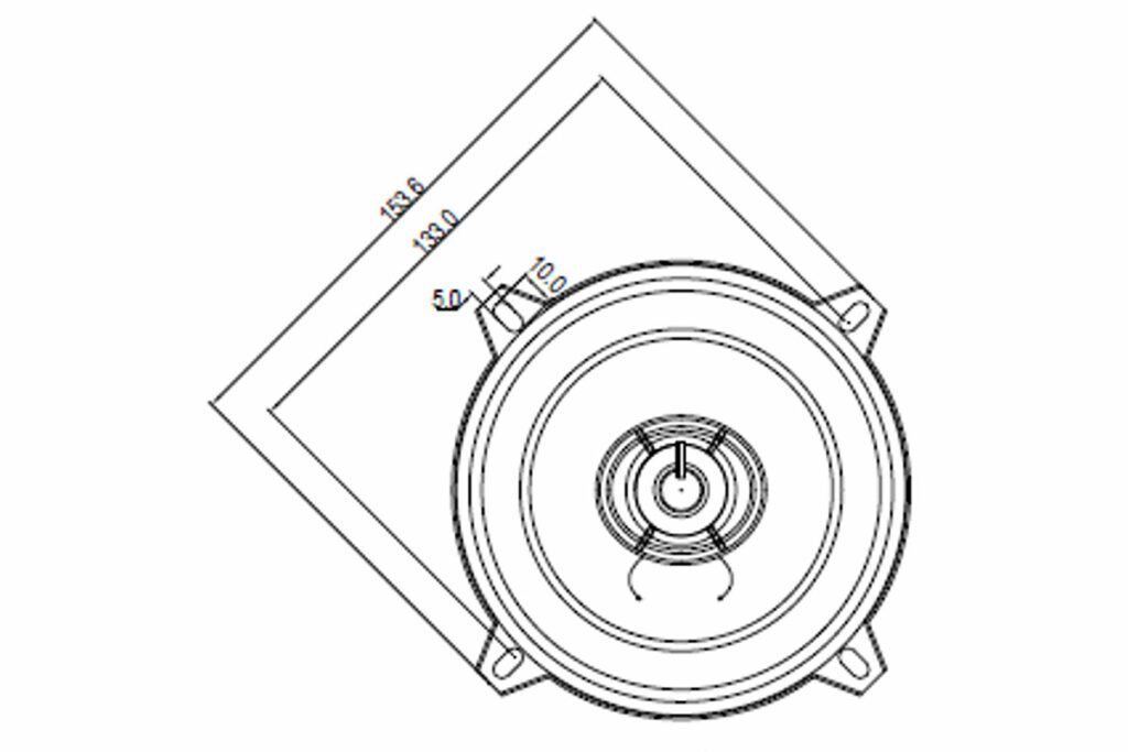 BLAUPUNKT ICx 542 2-Wege Auto-Lautsprecher (13 cm, 5,4")