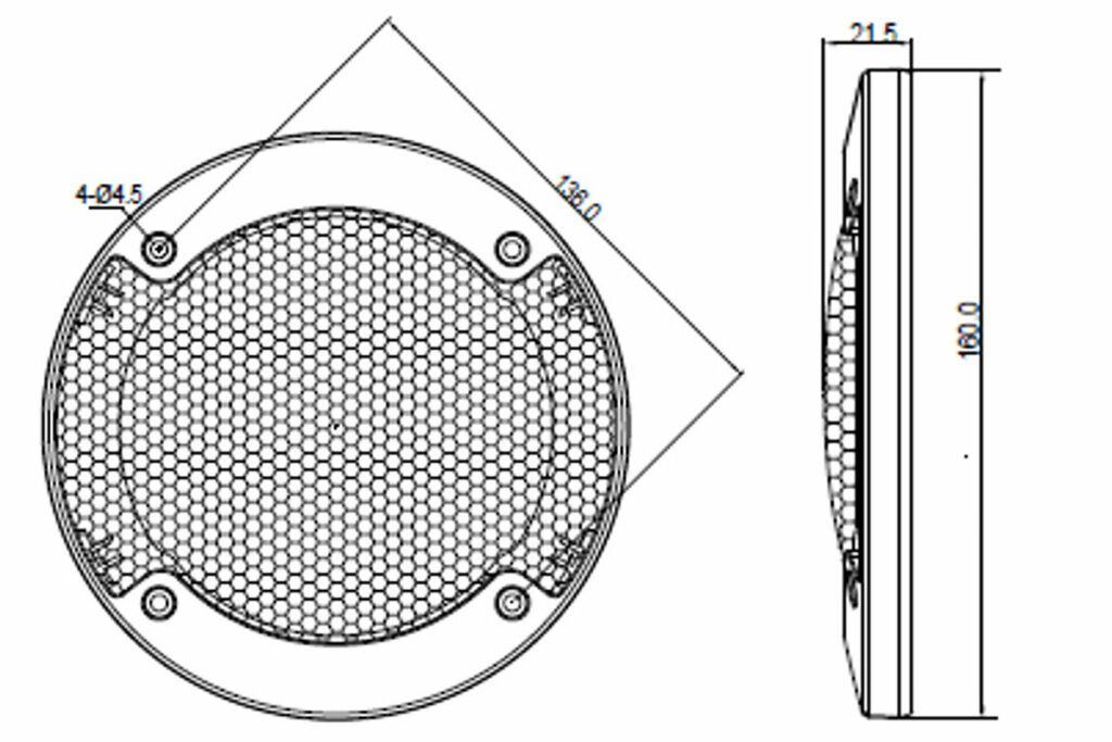 BLAUPUNKT ICx 542 2-Wege Auto-Lautsprecher (13 cm, 5,4")