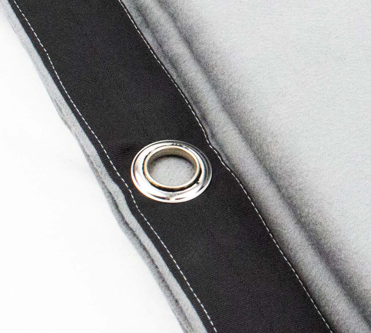 Molton backdrop with grommets - grey