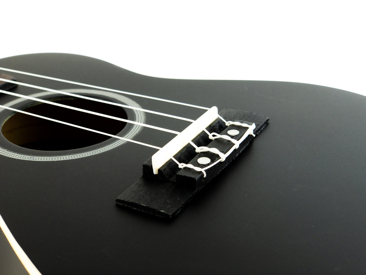 Reno RU300 Grand Concert Ukulele _ Black