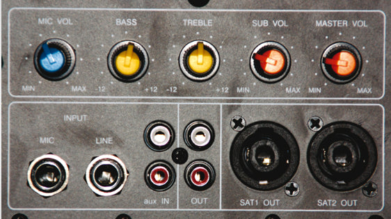 Ibiza 15" active Subwoofer 800 Watt