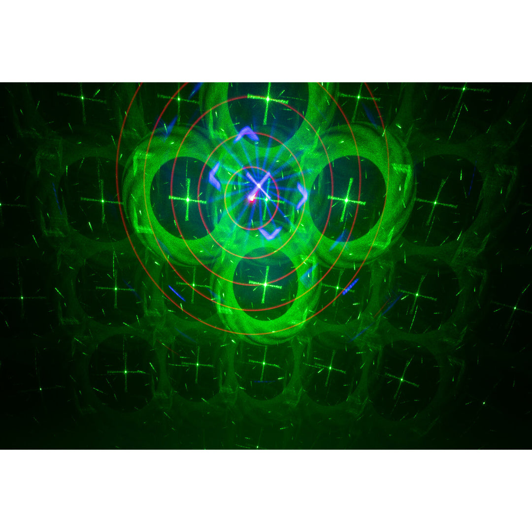 Ibiza Batteriebetriebene Lichteffekt m. Laser