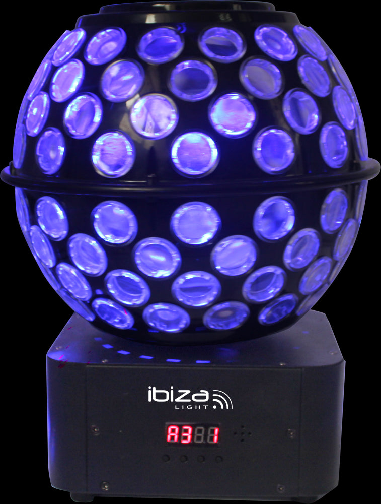 Ibiza LED-Disco-Kugel RGBW