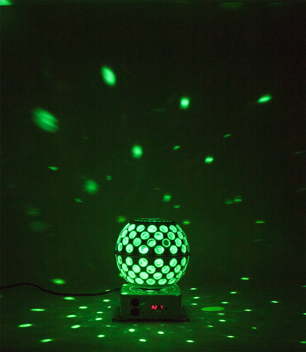 Ibiza LED-Disco-Kugel RGBW