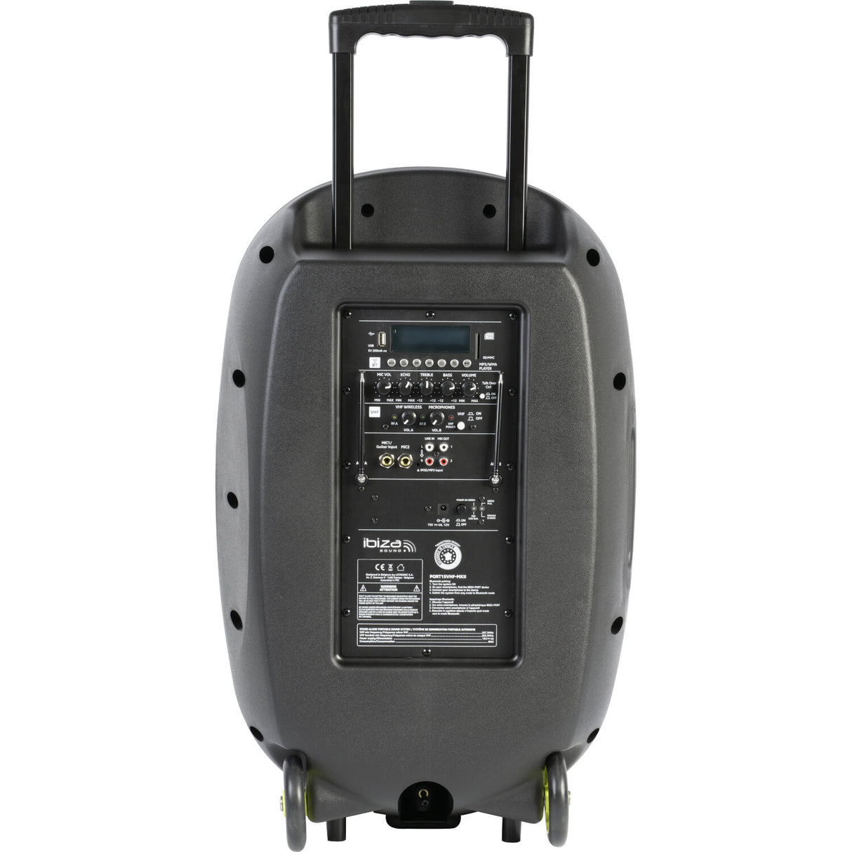 Ibiza PORT15VHF-MKII-TWS Tragbarer Lautsprecher (800W)