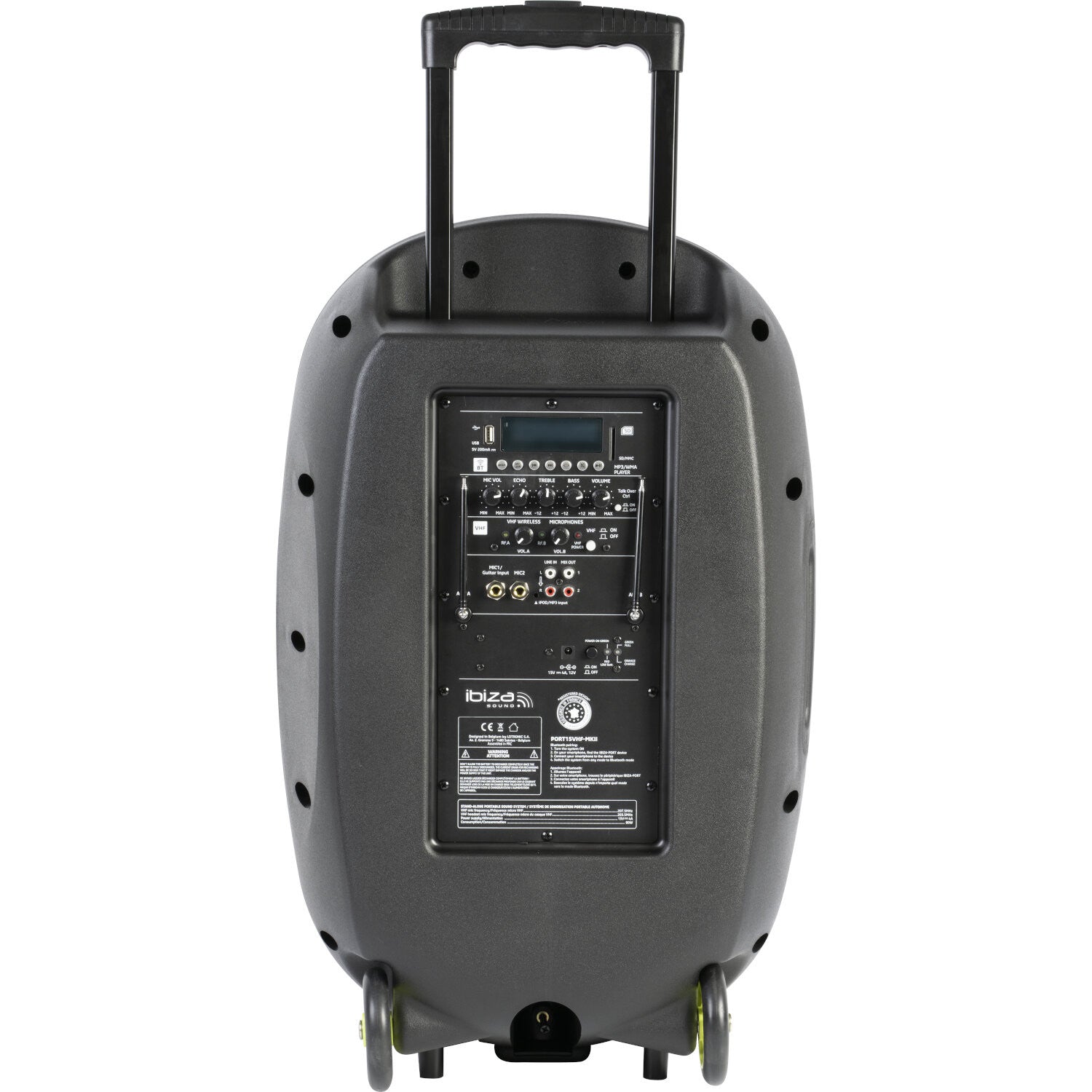 Ibiza PORT15VHF-MKII-TWS Tragbarer Lautsprecher (800W)