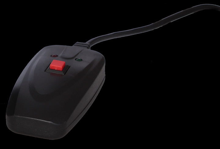 Ibiza Nebelmaschine mit Feuer-/Flammeneffekt (Schwarz)