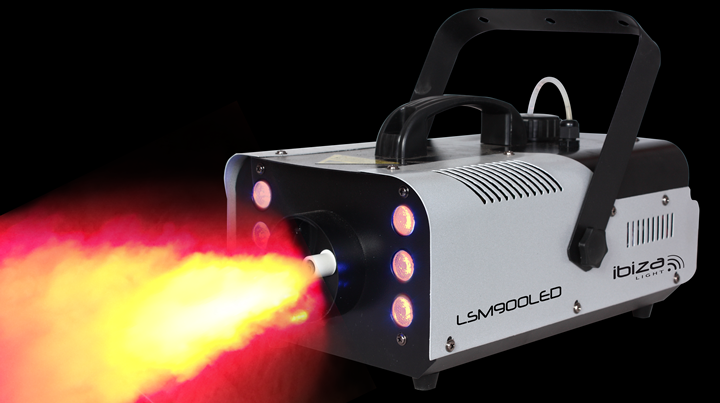 Ibiza Nebelmaschine LED + DMX (900W)