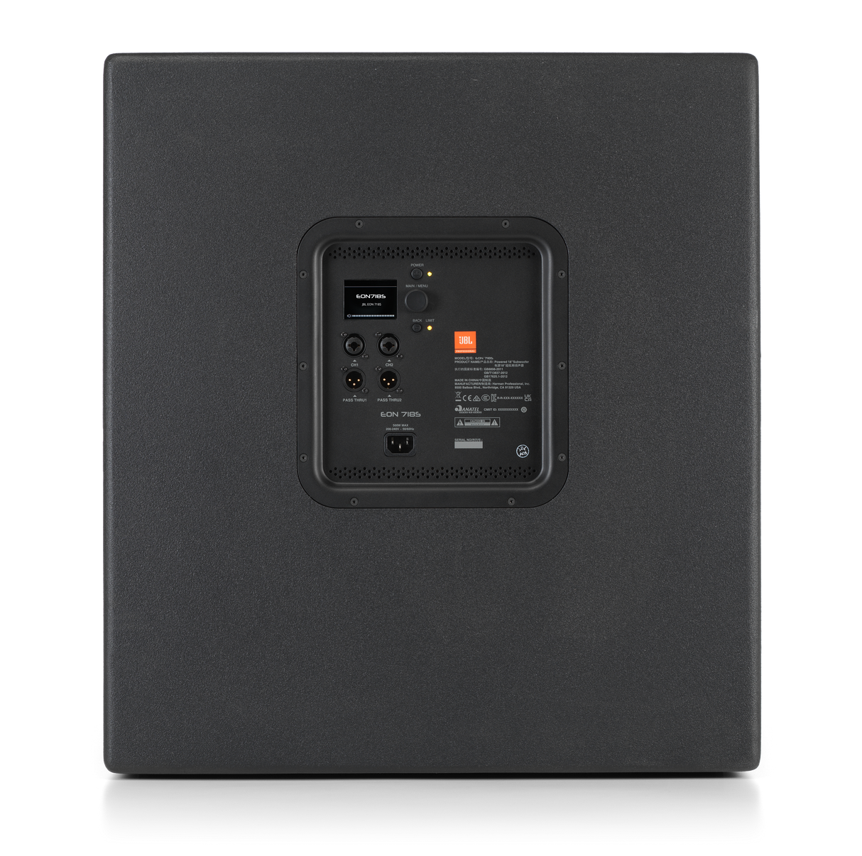 JBL EON718S - Aktiver Subwoofer (Schwarz)