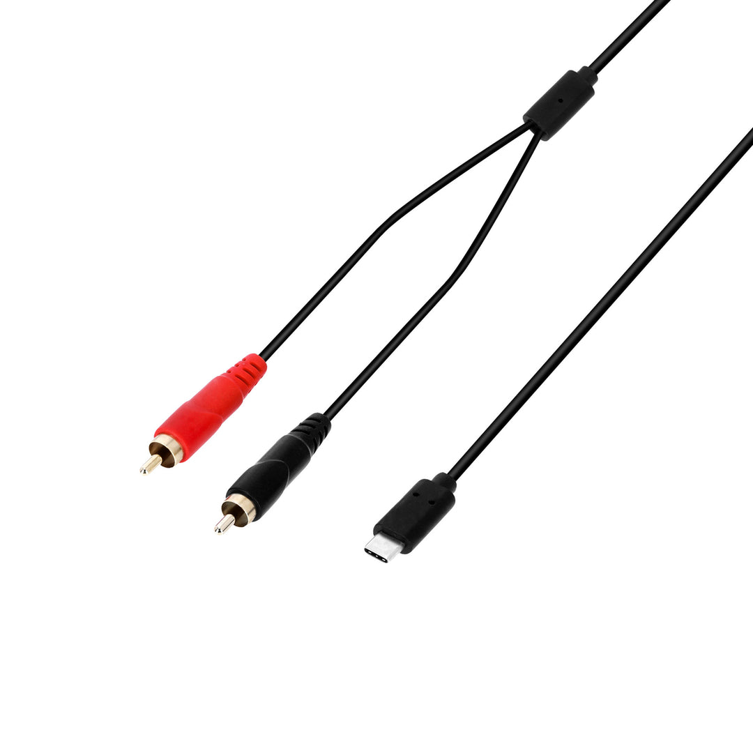 USB-C-Y-Kabel – RCA-Stecker auf USB-C 3 m