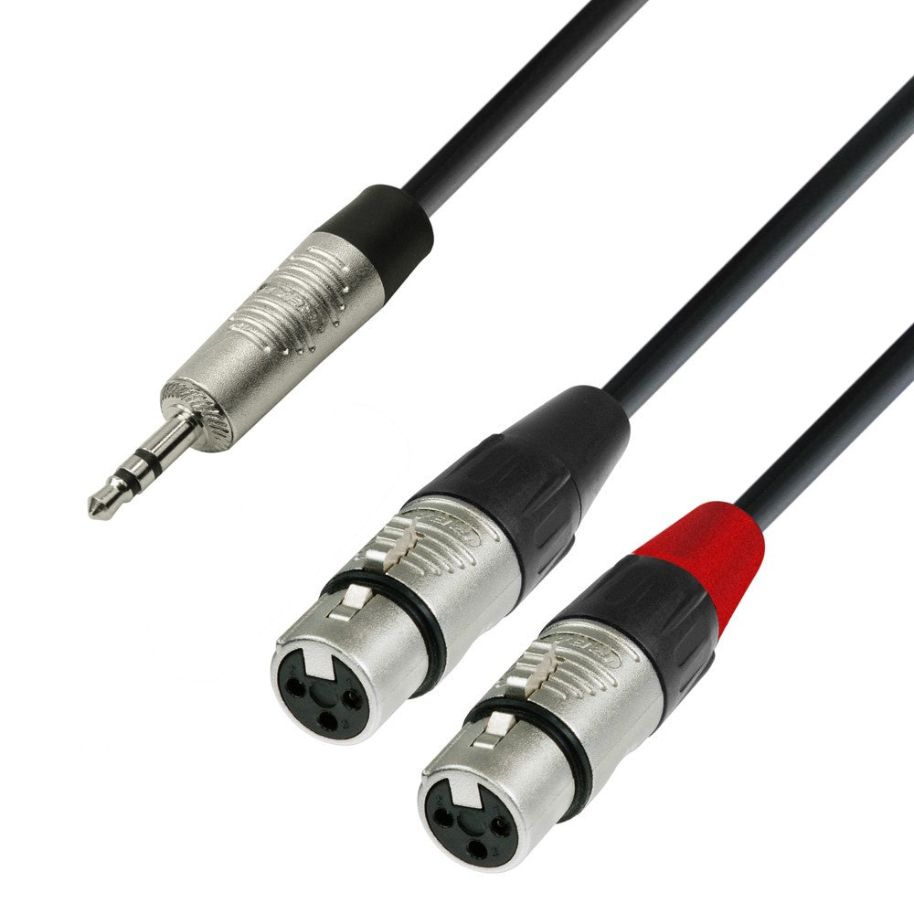 MiniJack auf XLR Female Adapterkabel (6m)