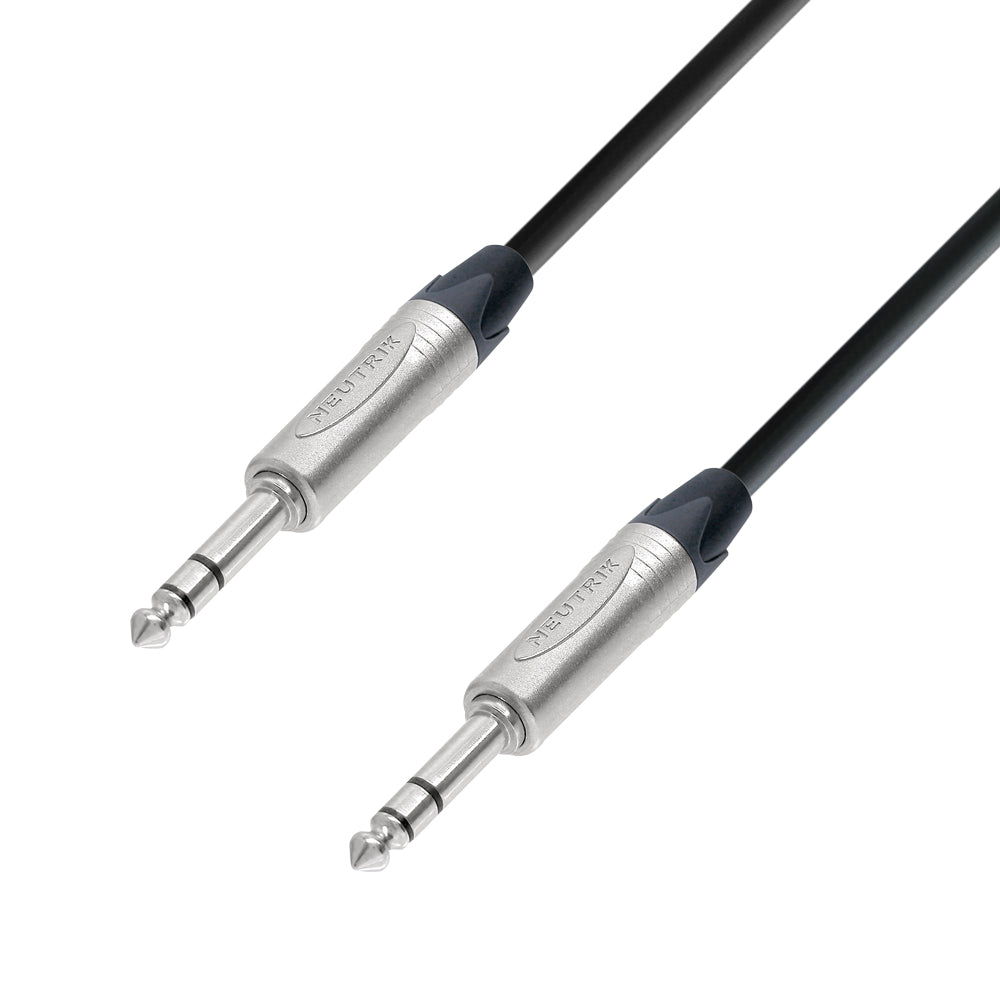 Adam Hall Cables 5 STAR BVV 1000 - Balanciertes Kabel | Neutrik® Klinke TRS | 10 m