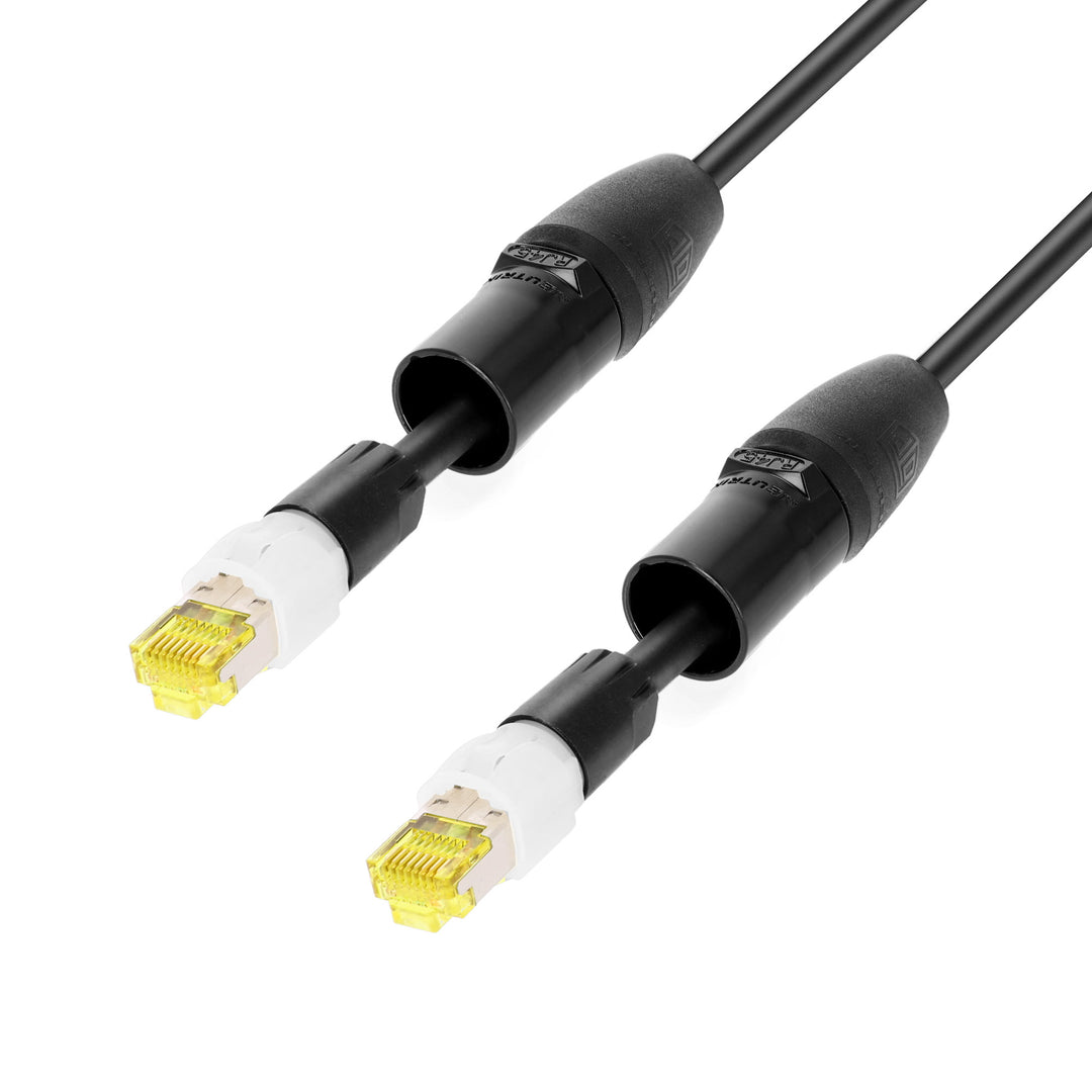 Adam Hall Cables 5 STAR ECON CAT6 RR 5 m - Datenkabel | Cat.6a (S/FTP) Neutrik etherCON®, aufrollbar | 5 m