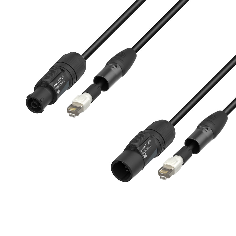 Adam Hall Cables 5 STAR H TCON N 0300 - Hybridkabelnetzwerk | Neutrik etherCON® x TRUE1® | 3 m