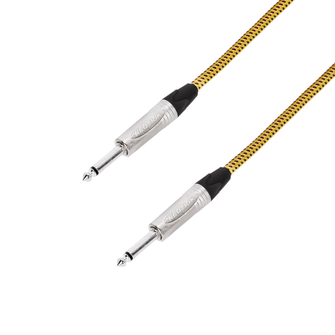 Adam Hall Cables 5 STAR IPP 0600 VINTAGE - Instrumentenkabel | Vintage Neutrik® Klinkenstecker TS | 6 m