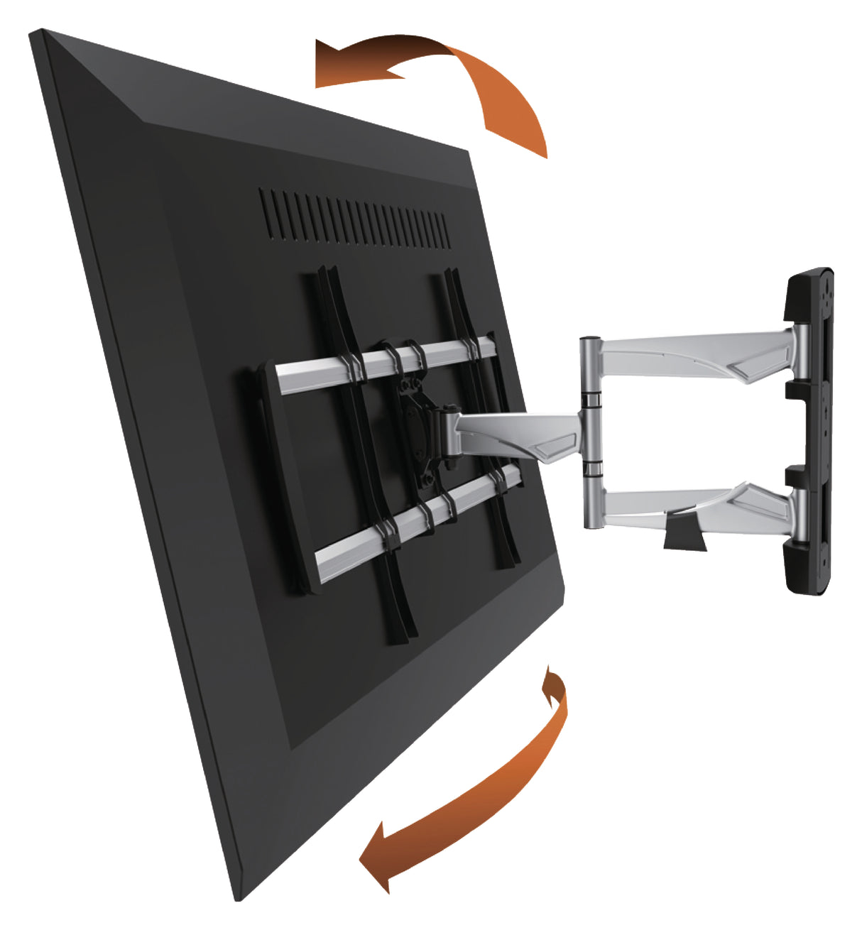 TV-Wandhalterung vollbeweglich 42 - 70 " 35 kg Silber/Schwarz