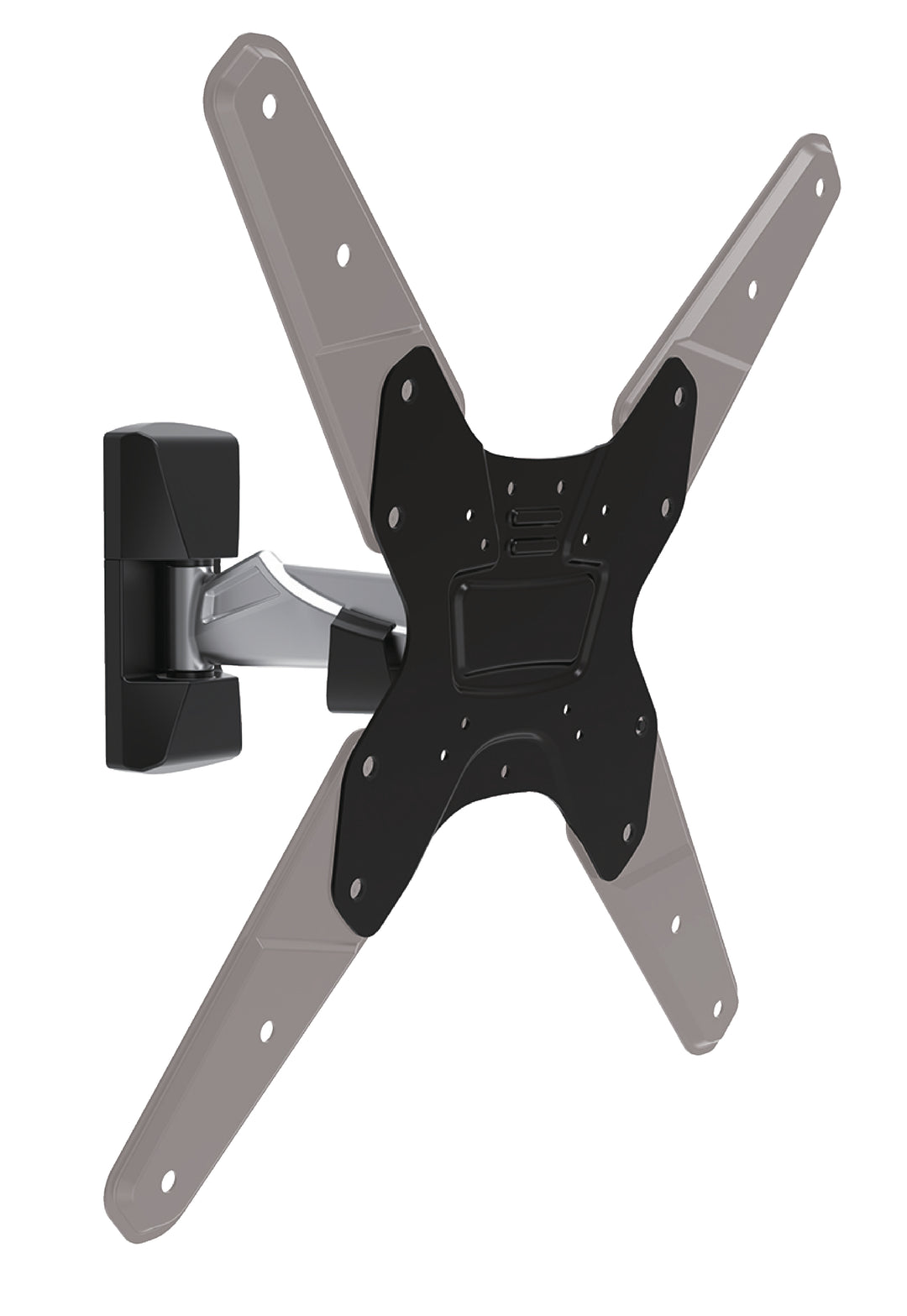 TV Wandhalterung Voll Beweglich 26-42 " 30 kg Silber/Schwarz