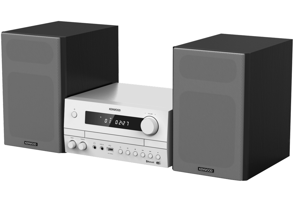 Kenwood M-822DAB Mini System with Bluetooth and DAB+ (White)