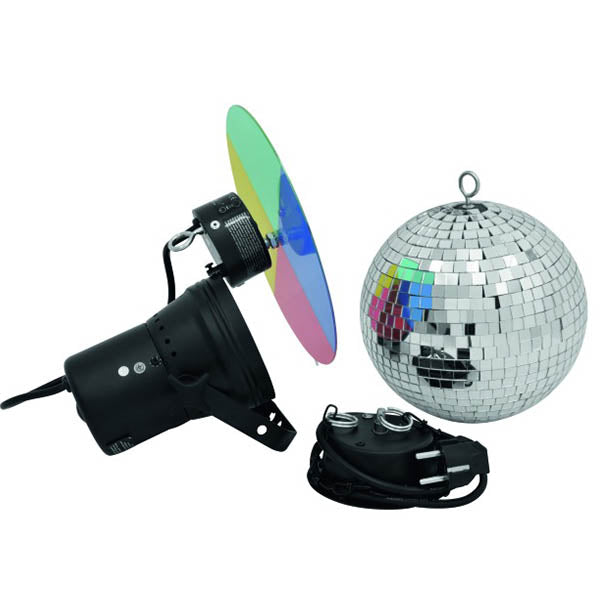 Discokugelset 20cm komplett