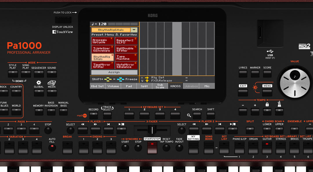 Korg PA-1000 Keyboards (Bordeux)