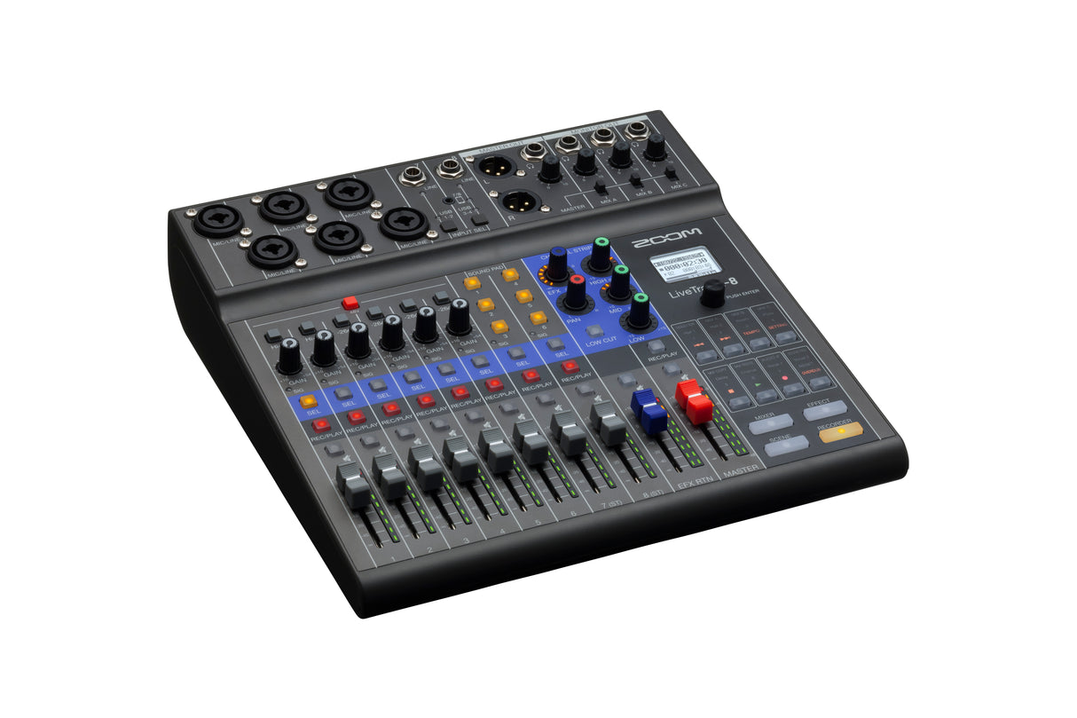 Zoom LiveTrak L-8 Podcast Mixer/Interface
