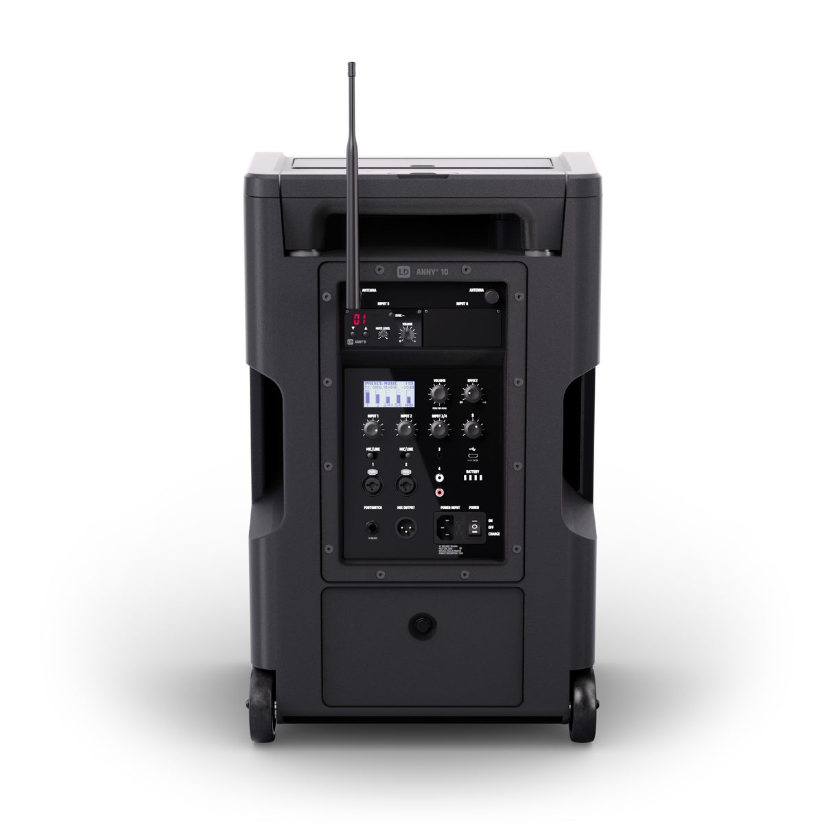 LD Systems ANNY® 10 BPH B5 - 10" tragbares batteriebetriebenes Bluetooth® PA-System mit Mixer und 1x Headsetmikrofon (inkl. Bodypack)