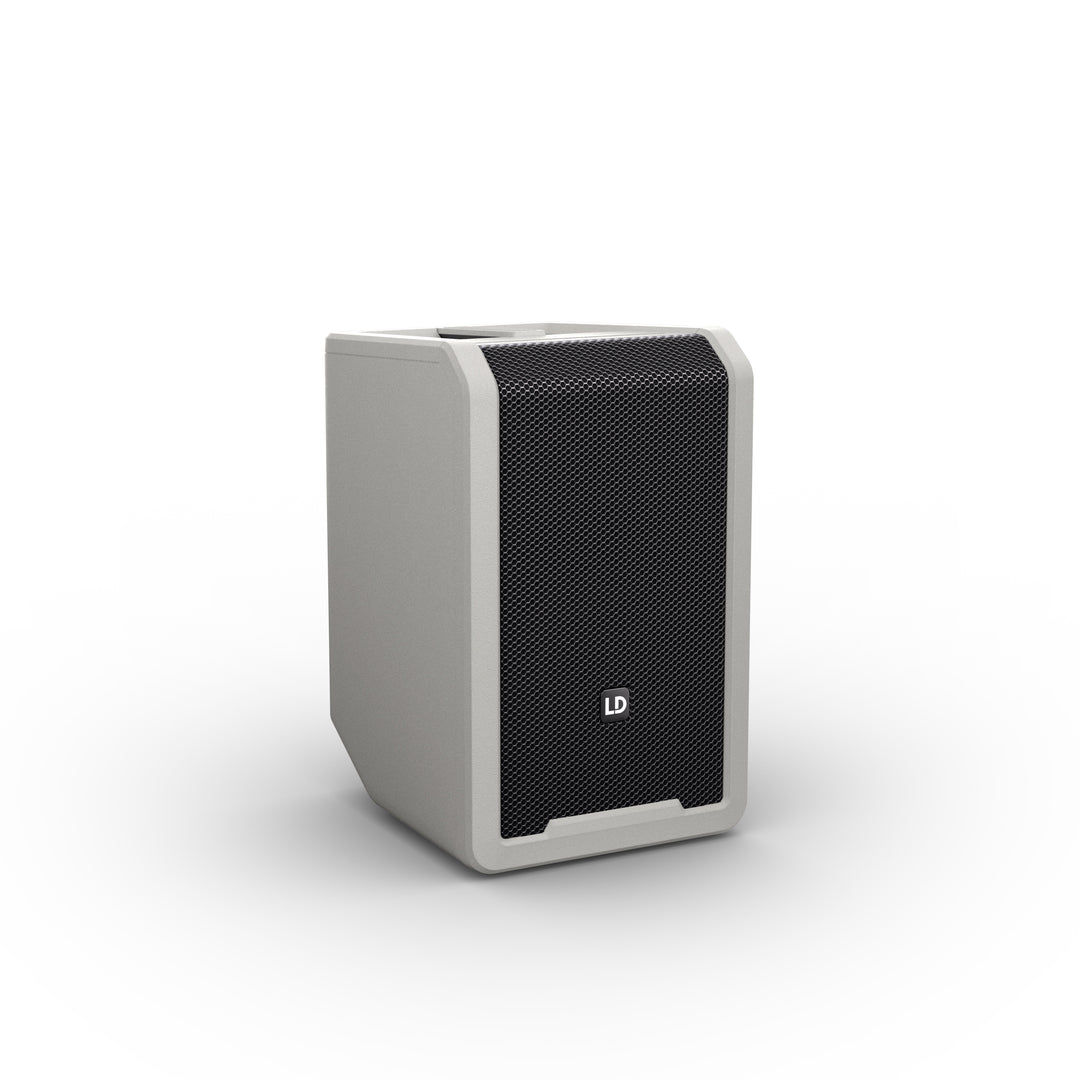 LD Systems ANNY® 8 G - Tragbarer batteriebetriebener Bluetooth® PA-Lautsprecher mit Mixer, Urban Grey