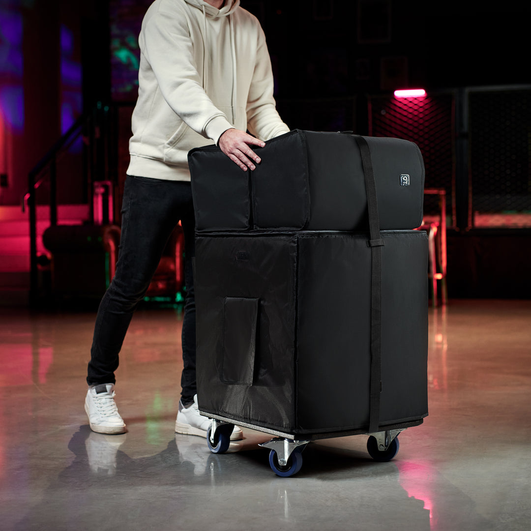 LD Systems DAVE 18 G4X BAG SET - Transportsatz mit Rollplatte und Schutzüberzug für DAVE 18 G4X
