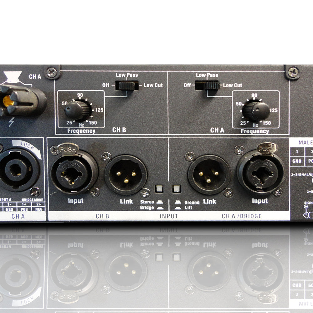LD Systems DEEP2 2400 X - Endstufe (2x600W, 8 Ohm)