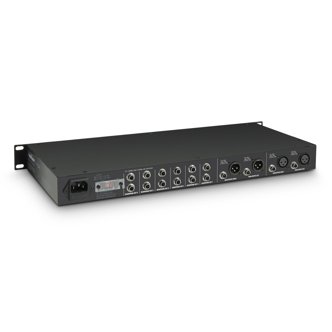 LD Systems HPA 6 - 19" 6-Kanal Kopfhörerverstärker