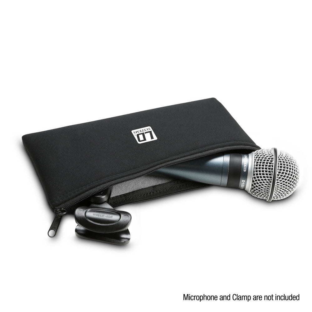 LD Systems MIC BAG M - Kurze Mikrofontasche für kabelgebundene Mikrofone