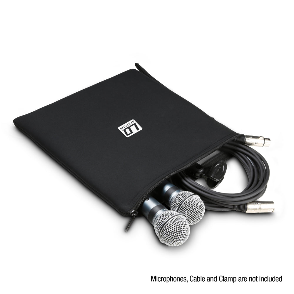 LD Systems MIC BAG XL - Universelle Mikrofontasche, 300 x 300 mm