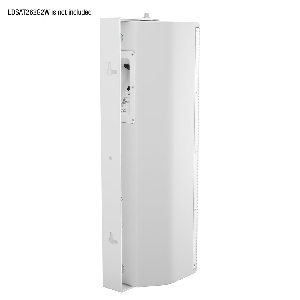 LD Systems SAT 262 G2 WMB W - Drehbare Wandhalterung für LDSAT262G2, weiß