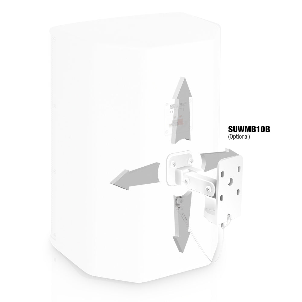 LD Systems SAT 82 G2 Lautsprecherpaar 120W RMS 8 Ohm weiß