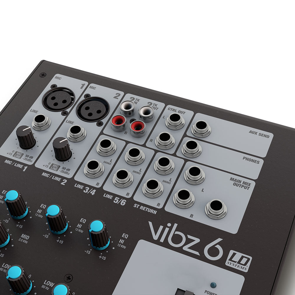 LD Systems VIBZ 6 - 6 channel Mixing Console