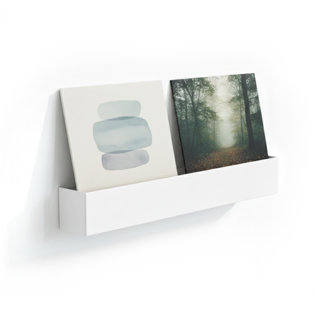 Studio 57 Vinyl Doppel-Wand-Display (weiß)