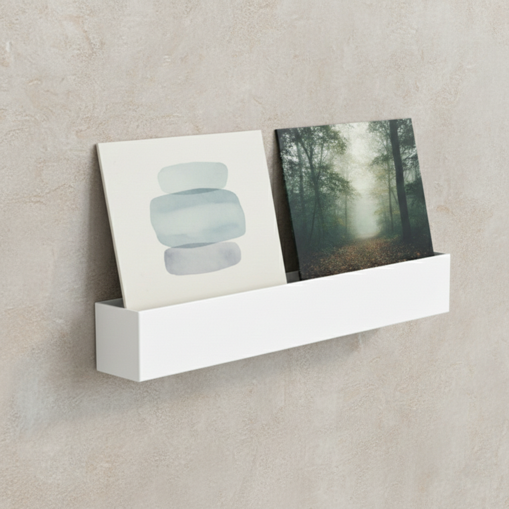 Studio 57 Vinyl Doppel-Wand-Display (weiß)