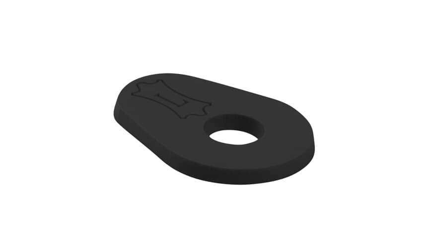 Levys RINGBLOCK Gurtlocks aus Gummi, schwarz