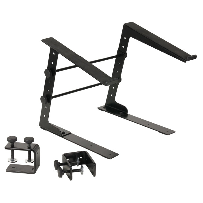 Laptopstativ mit clamps, schwarz
