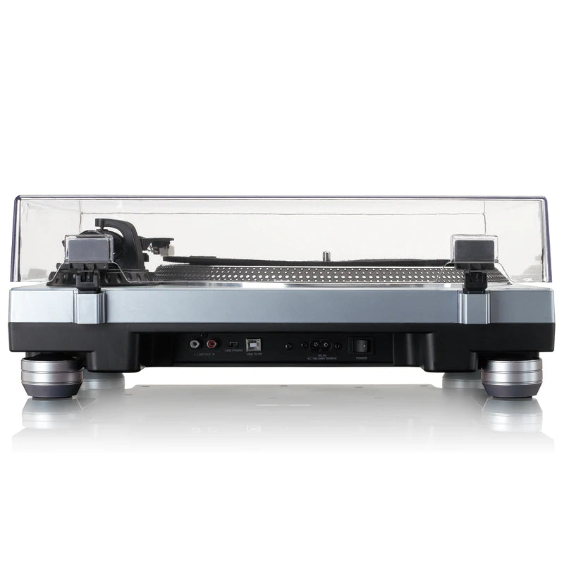 Lenco L-3809 Turntable, Metallic