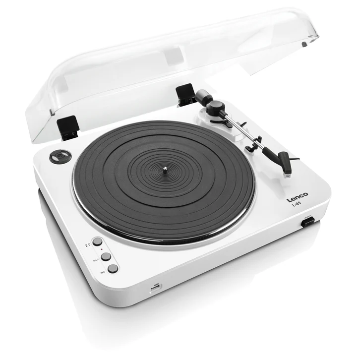 Lenco L-85 Turntable (White)