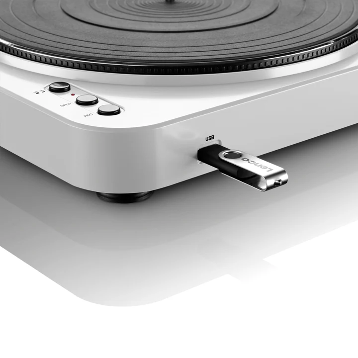 Lenco L-85 Turntable (White)