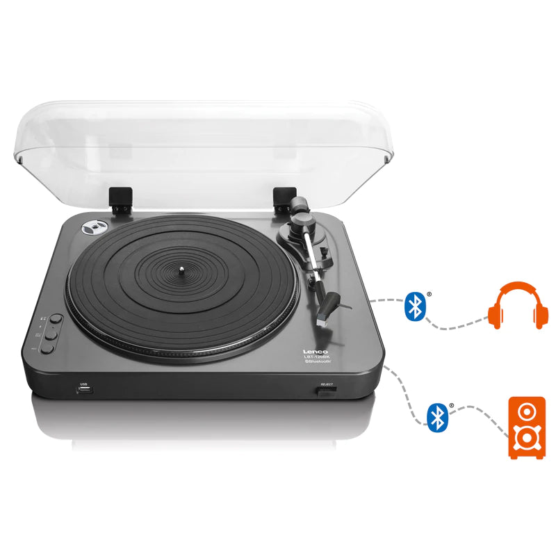 Lenco LBT-120 Bluetooth Plattenspieler (Schwarz)